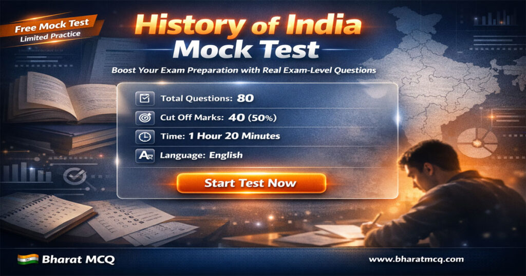 History of India Mock Test