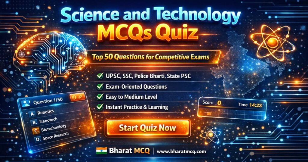 Science and Technology MCQs Quiz