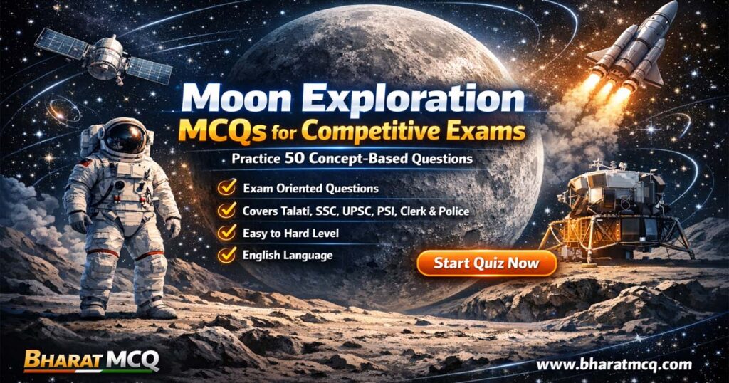 Moon Exploration MCQs for Competitive Exams